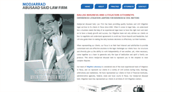 Desktop Screenshot of modjarradlaw.com