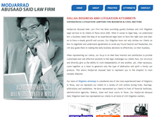 Tablet Screenshot of modjarradlaw.com